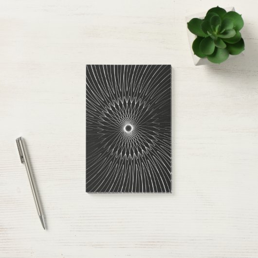 Mandala, Fahrradrähte 1 Post-it Klebezettel (Büro)