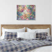 Mandala Fantasy Wall Art Leinwanddruck (Insitu (Schlafzimmer))