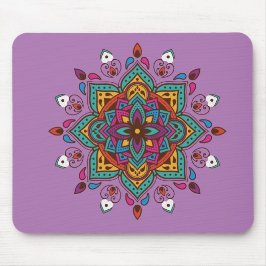 Mandala-Farbe Mousepad (Vorne)