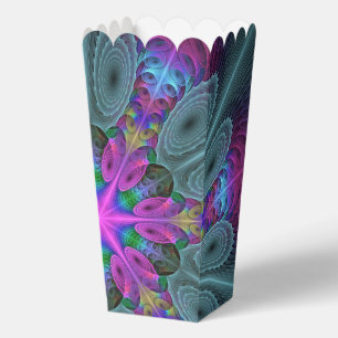 Mandala Farbige Schlagkräftige Fraktal Kunst Kalei Geschenkschachtel