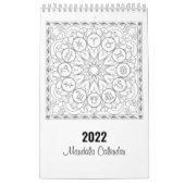Mandala Farbseiten Kalender in Schwarz und Weiß (Titelbild)