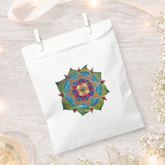 Mandala Favor Bag Geschenktütchen (Ausgeschnitten)