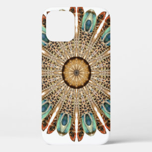 Mandala-Federn Aquarell: Natürliches Spitzen-Desig Case-Mate iPhone Hülle