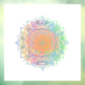 Mandala Fensteraufkleber (Blatt 3)