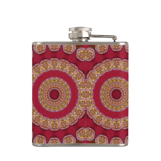 Mandala Flachmann (Rückseite)