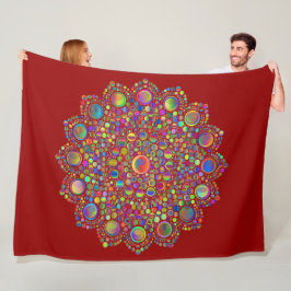 Mandala Fleecedecke
