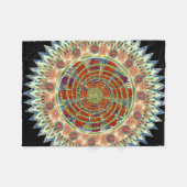 Mandala Fleecedecke (Vorderseite (Horizontal))