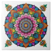 Mandala Fliese (Vorderseite)