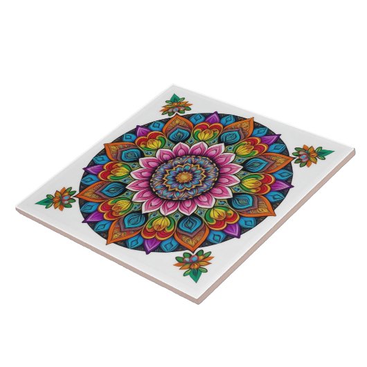 Mandala Fliese (Seite)