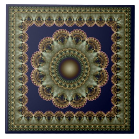 Mandala Fliese (Vorderseite)