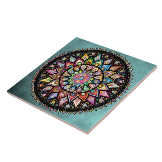 Mandala Fliese (Seite)