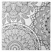 Mandala Fliese (Vorderseite)