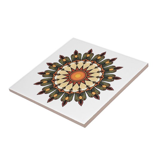 Mandala Fliese (Seite)