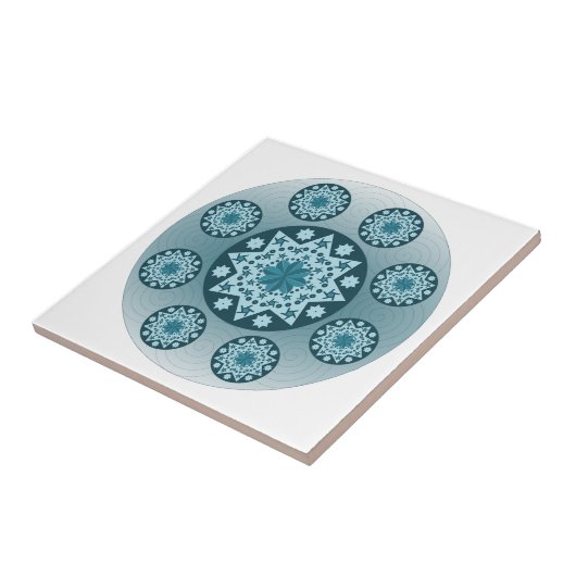 Mandala Fliese (Seite)