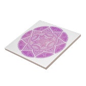 Mandala-Fliesen farbig Fliese (Seite)