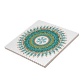 Mandala-Fliesen farbig Fliese (Seite)