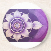 Mandala flor de loto getränkeuntersetzer (Vorne)
