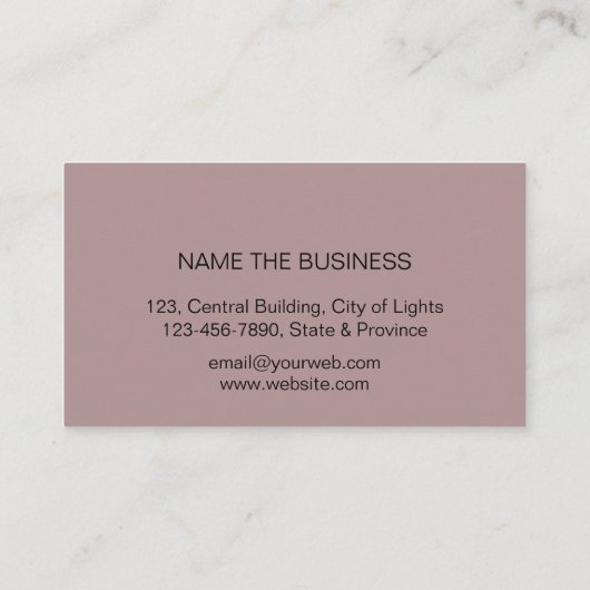 Mandala Floral Boho Massage Yoga Instructor Busine Visitenkarte (Rückseite)