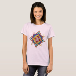 Mandala Floral Pattern Women's Basic T - Shirt