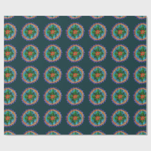 Mandala Floral Wrapping Paper Geschenkpapier