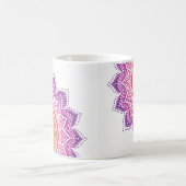 Mandala Flower of life sun rising Kaffeetasse (Mittel)
