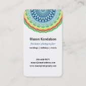 Mandala-Fotograf Visitenkarte (Vorderseite)