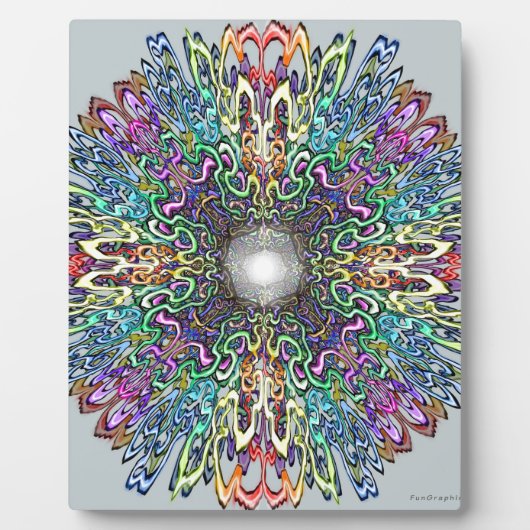 Mandala Fotoplatte (Vorderseite)