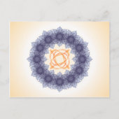 Mandala Fraktal #13 Postkarte (Vorderseite)