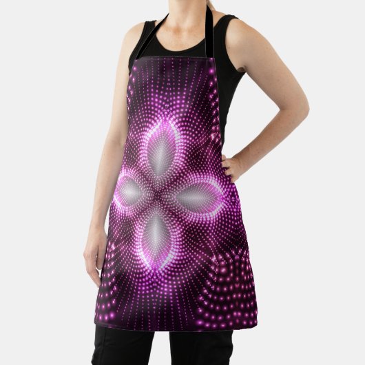 Mandala Fraktal Art Psychedelic Retro Trippy Schürze (InSitu)