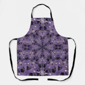 Mandala Fraktal Art Psychedelic Rosette Boho Chic Schürze (Vorderseite)