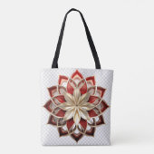 Mandala Fraktal Design Bag Tasche (Rückseite)