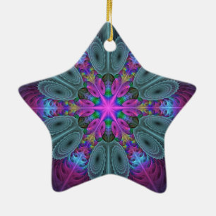 Mandala Fraktal Kunst, Dichtung und Musik Keramik Ornament
