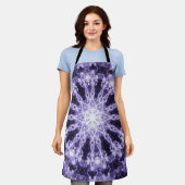 Mandala Fraktal Psychedelic Retro Trippy Hippie Schürze (Getragen)