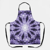 Mandala Fraktal Psychedelic Retro Trippy Hippie Schürze (Vorderseite)