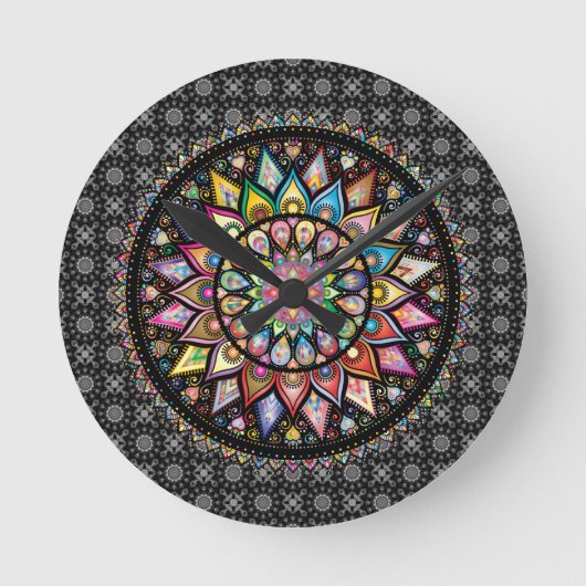 Mandala . Frieden, Liebe, Uhr (Vorderseite)