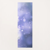Mandala funkelblau lila yogamatte (Vorderseite)