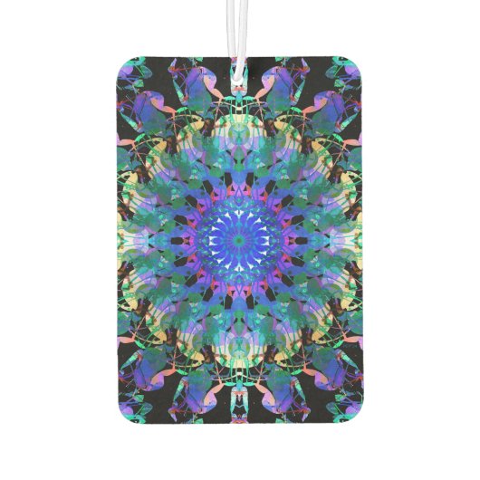 Mandala für gemischte Medien 10 Autolufterfrischer (Rückseite)