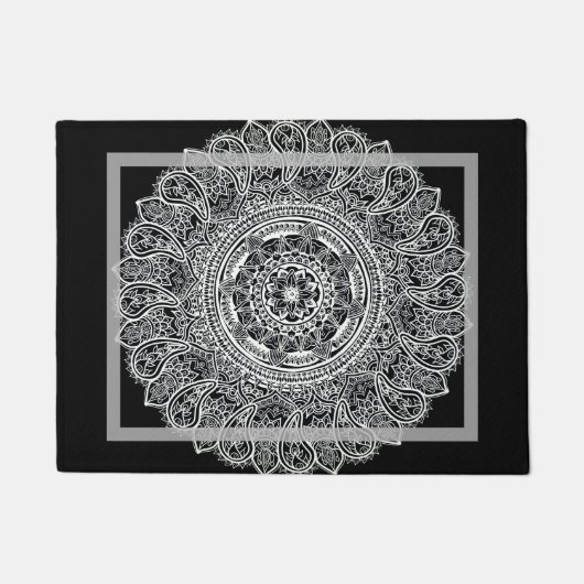 Mandala-Fußmatte Fußmatte (Vorderseite)