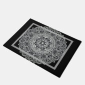 Mandala-Fußmatte Fußmatte (Schrägansicht)