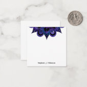 Mandala Galaxy Name Notes Mitteilungskarte (Vorderseite/Rückseite Beispiel)