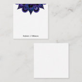 Mandala Galaxy Name Notes Mitteilungskarte (Vorne/Hinten)