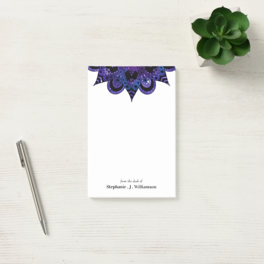 Mandala Galaxy Name Post-It-Notes Post-it Klebezettel (Büro)