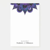 Mandala Galaxy Name Post-It-Notes Post-it Klebezettel (Vorderseite)