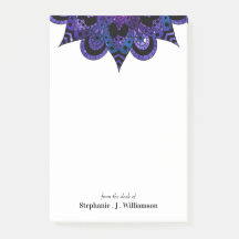 Mandala Galaxy Name Post-It-Notes