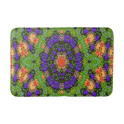 Mandala-Garten.... Badematte (Vorderseite)