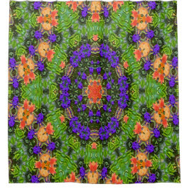 Mandala-Garten.... Duschvorhang