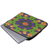 Mandala-Garten.... Laptopschutzhülle (Vorne Knopf)