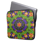 Mandala-Garten.... Laptopschutzhülle (Vorderseite Links)
