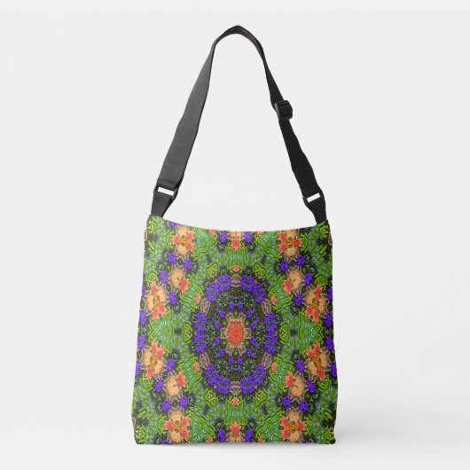 Mandala-Garten.... Tragetaschen Mit Langen Trägern (Vorderseite)