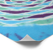 Mandala Gefärbte Krawatte Poster (Ecke)